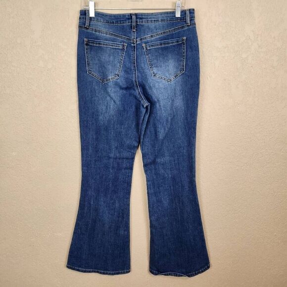 ABOUND Flare Leg Blue Jeans 30" Waist (4917) - Picture 2 of 6